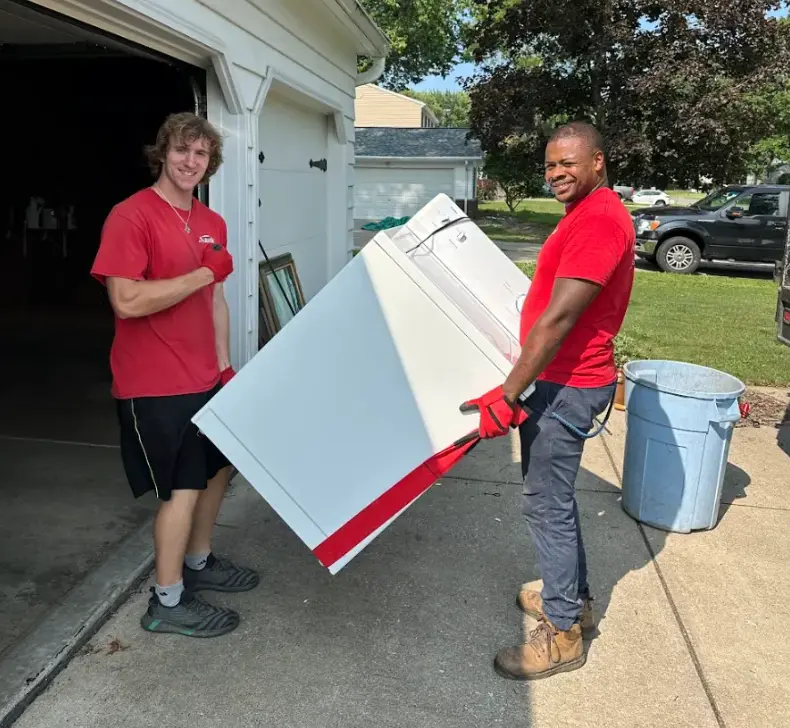 Appliance removal by professional appliance removal team