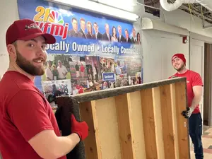 Team clearing junk from WFMJ News Station