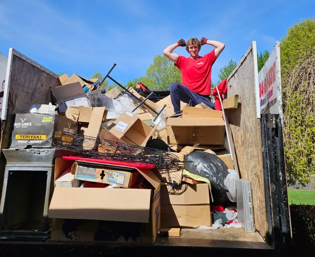 Truck full after garage cleanout