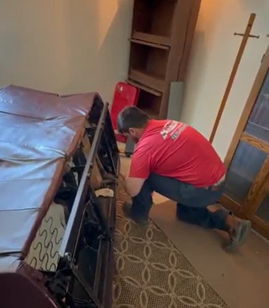 Apartment couch removal