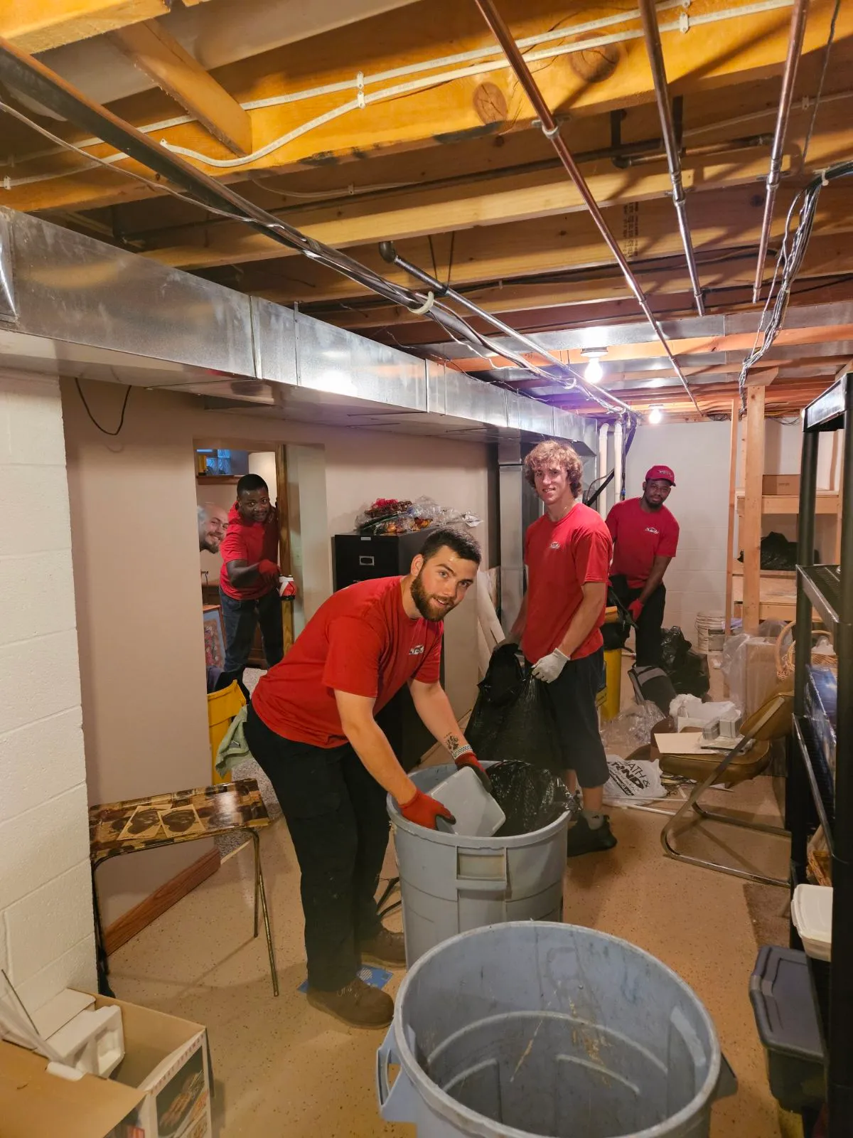 Basement cleanout services in Warren Boardman Twinsburg Ohio